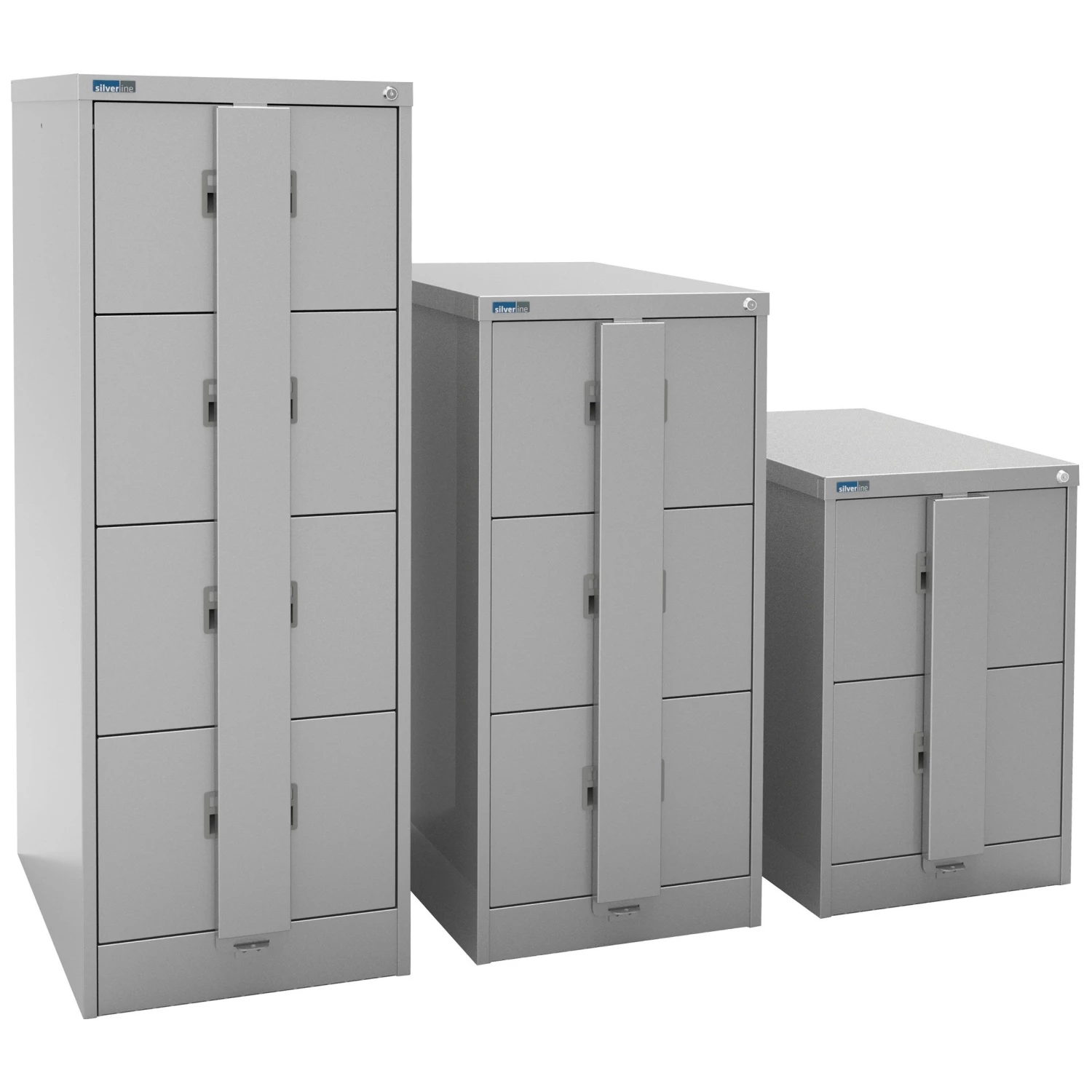 Silverline Secure Kontrax Filing Cabinets 3 Silverline Secure Kontrax Filing Cabinets