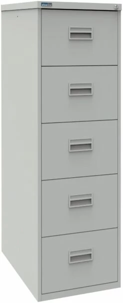 Silverline 5 Drawer Filing Cabinet