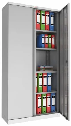 Phoenix SCL Series Steel Storage Cupboards - 2 Door 4 Shelf With Electronic Lock
