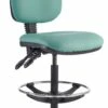 Kirby Medium Back Draughtsman Chair Lexaire Vinyl 2 Kirby Medium Back Draughtsman Chair Lexaire Vinyl -EQUIP4WORK Sales 070751