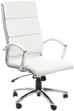 Formosa Enviro Leather Chair White