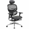 InSync 24 Hour Mesh Office Chair With Leather Seat & Headrest -EQUIP4WORK Sales 071779