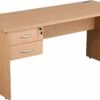 NEXT DAY Karbon K2 Compact Rectangular Panel End Office Desks With Single Fixed Pedestal 2 NEXT DAY Karbon K2 Compact Rectangular Panel End Office Desks With Single Fixed Pedestal -EQUIP4WORK Sales 072866