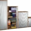 Karbon Tambour Door Wooden Office Cupboards -EQUIP4WORK Sales 073045