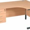 Karbon K1 Ergonomic Cantilever Office Desks With Fixed Pedestal -EQUIP4WORK Sales 073235