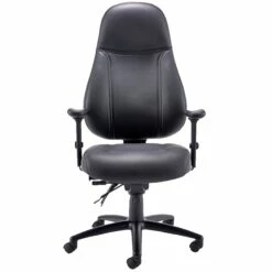 Cheetah II 24 Hour Leather Faced Operator Chair