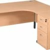 Karbon K1 Ergonomic Cantilever Office Desks With 600D Desk End Pedestal -EQUIP4WORK Sales 073404
