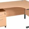 Karbon K1 Ergonomic Cantilever Office Desks With Low Mobile Pedestal -EQUIP4WORK Sales 073421