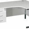 Karbon K3 Ergonomic Deluxe Cantilever Desk With Fixed Pedestal -EQUIP4WORK Sales 073525