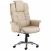 Windsor Cream Enviro Leather Faced Manager Armchair -EQUIP4WORK Sales 073688