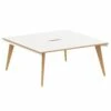 Bianco 2 Person Back To Back Rectangular Bench Desk -EQUIP4WORK Sales 073836