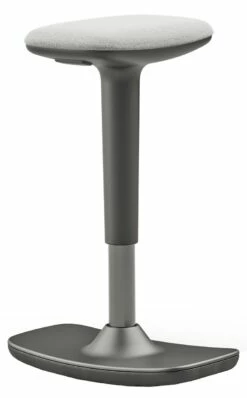 Perch Black Sit-Stand Stool