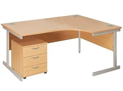 NEXT DAY Commerce II Ergonomic Desks With Mobile Pedestal 3 NEXT DAY Commerce II Ergonomic Desks With Mobile Pedestal