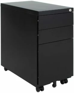 NEXT DAY Karbon Steel Slimline Mobile Pedestal