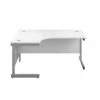Commerce II White Ergonomic Office Desks -EQUIP4WORK Sales 078412