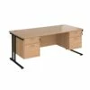 Stellar Rectangular Desks With Double Fixed Pedestal -EQUIP4WORK Sales 079907